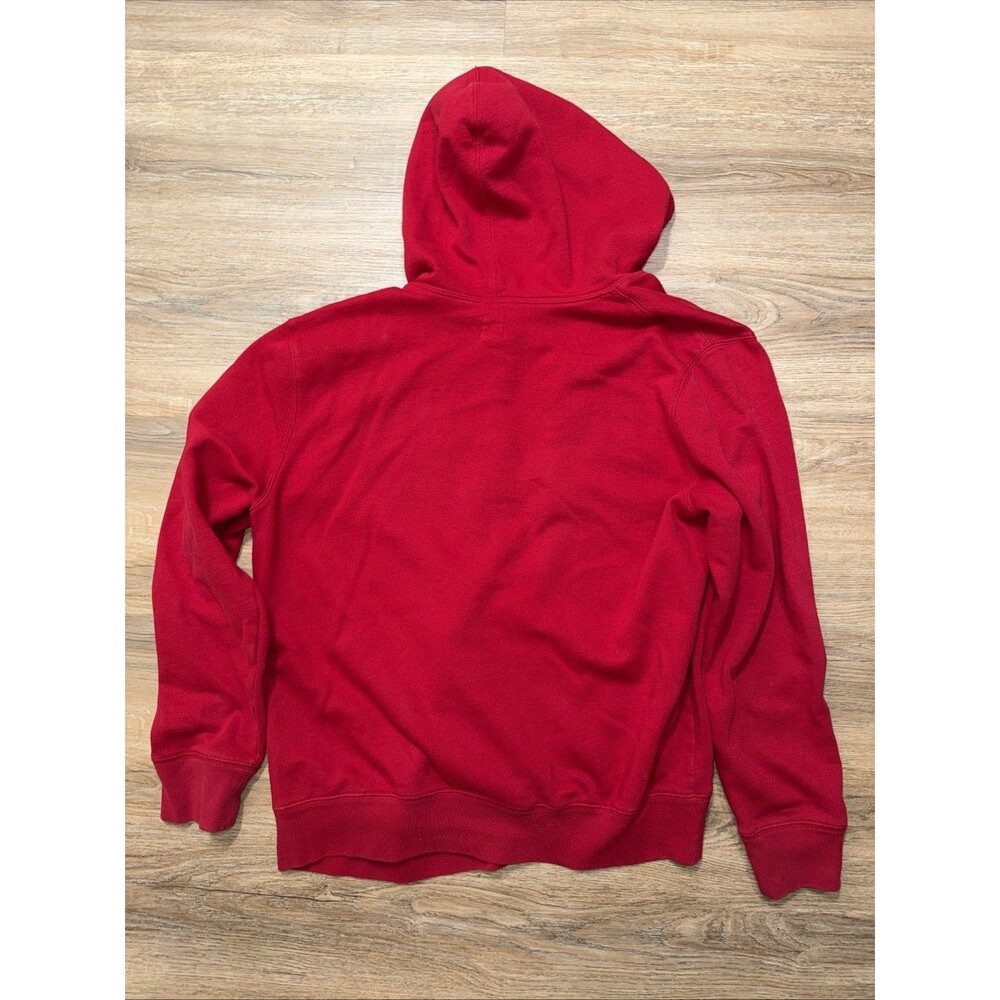 Gap Size Large Red Full Zip Logo Hoodie - Picture 5 of 5